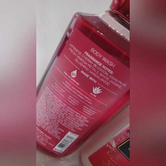 Bath and Body Works Japanese Cherry Blossom Body Wash and Lotion Set NWT - Picture 2 of 2